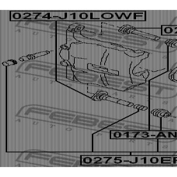 Направляющий болт корпуса скобы тормоза FEBEST 0274-J10UPF-2