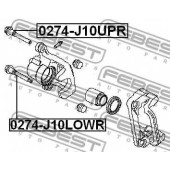 Направляющий болт корпуса скобы тормоза FEBEST 0274-J10UPR