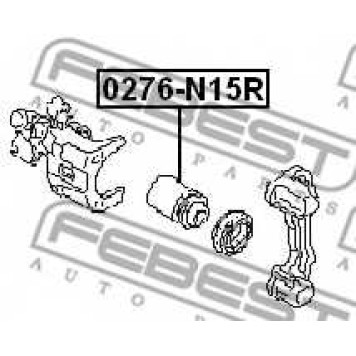 Поршень корпуса скобы тормоза FEBEST 0276-N15R