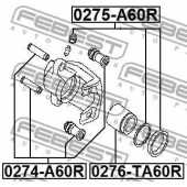 Поршень корпуса скобы тормоза FEBEST 0276-TA60R