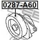 Натяжной ролик поликлинового ременя FEBEST 0287-A60