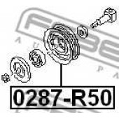 Натяжной ролик поликлинового ременя FEBEST 0287-R50