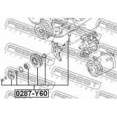Натяжной ролик поликлинового ременя FEBEST 0287-Y60