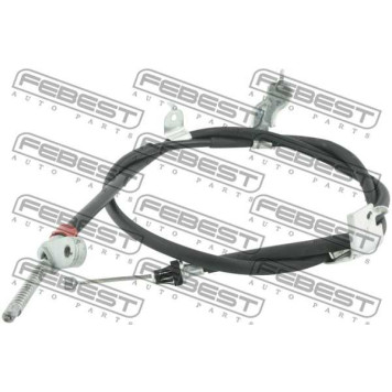 Трос ручного тормоза правый подходит для NISSAN QASHQAI J10E 2006.12-2013.12 [EL] <b>FEBEST 0299-T31PCRH</b>