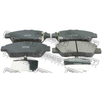 Колодки тормозные дисковые передний для HONDA CR-Z(ZF1), FREED, INSIGHT(ZE#), MOBILIO <b>FEBEST 0301-GEF</b>