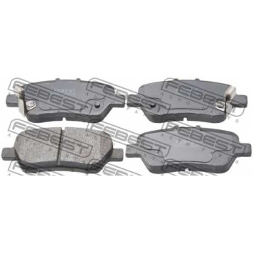 Колодки тормозные дисковые задний для HONDA ELYSION <b>FEBEST 0301-RB2R</b>