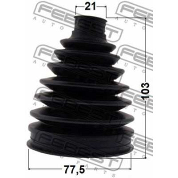 Пыльник приводного вала FEBEST 0317P-GB3