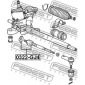Осевой шарнир рулевой тяги FEBEST 0322-GJ4