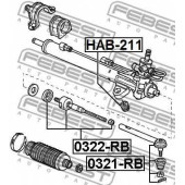 Осевой шарнир рулевой тяги FEBEST 0322-RB