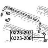 Тяга / стойка стабилизатора FEBEST 0323-207