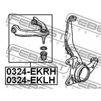 Рычаг передний верхний левый FEBEST 0324-EKLH
