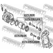 Направляющий болт корпуса скобы тормоза FEBEST 0374-CRVLOWR
