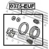 Ремкомплект тормозного суппорта FEBEST 0375-EUF
