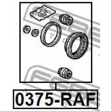 Ремкомплект тормозного суппорта FEBEST 0375-RAF