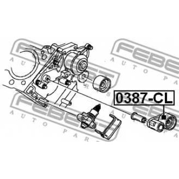 Натяжной ролик ременя ГРМ FEBEST 0387-CL