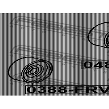 Паразитный / ведущий ролик поликлинового ременя FEBEST 0388-FRV-2
