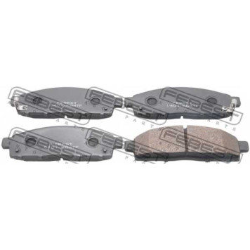 Колодки тормозные дисковые передний для MITSUBISHI L 200(KA#T,KB#T), PAJERO(KG#,KH#) <b>FEBEST 0401-KB4TF</b>