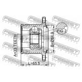 Шарнир приводного вала FEBEST 0411-KB4RH