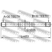 Приводной вал FEBEST 0412-CY2MTLH