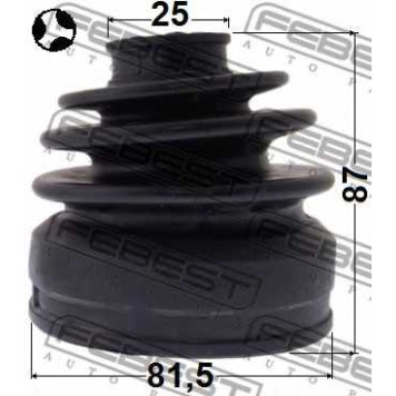Пыльник приводного вала FEBEST 0415-CY4ALHT