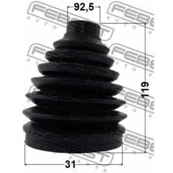 Пыльник приводного вала FEBEST 0417P-CW6-1