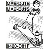 Несущий / направляющий шарнир FEBEST 0420-D81F