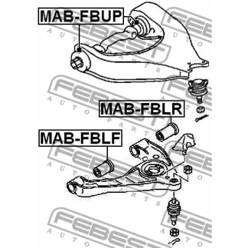 Наконечник поперечной рулевой тяги FEBEST 0421-FB-1