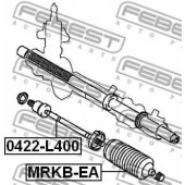 Осевой шарнир рулевой тяги FEBEST 0422-L400