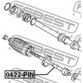 Осевой шарнир рулевой тяги FEBEST 0422-PIN