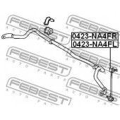 Тяга / стойка стабилизатора FEBEST 0423-NA4FL