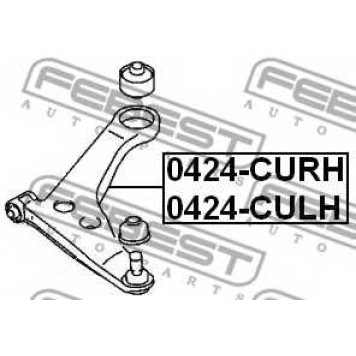 Рычаг независимой подвески колеса FEBEST 0424-CURH