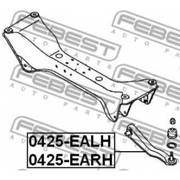 Рычаг независимой подвески колеса FEBEST 0425-EARH