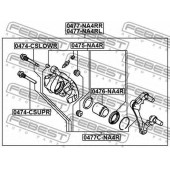 Направляющий болт корпуса скобы тормоза FEBEST 0474-CSUPR
