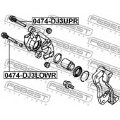 Направляющий болт корпуса скобы тормоза FEBEST 0474-DJ3LOWR