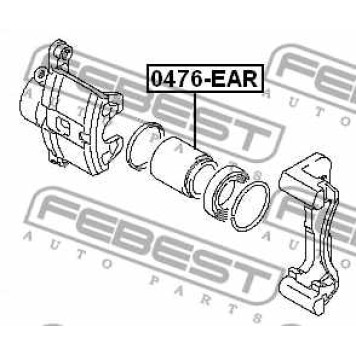 Поршень суппорта тормозного заднего FEBEST 0476-EAR-2