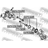 Поршень корпуса скобы тормоза FEBEST 0476-GAR