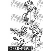 Паразитный / ведущий ролик поликлинового ременя FEBEST 0488-CU5W