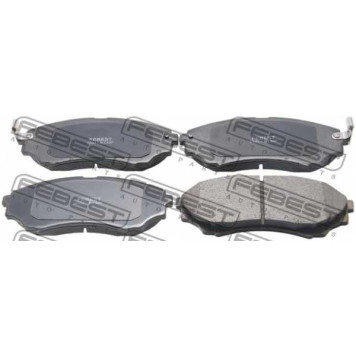 Колодки тормозные дисковые передний <b>FEBEST 0501-BT50F</b>