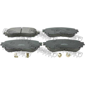 Колодки тормозные передн MAZDA 6 GJ 2012- <b>FEBEST 0501-GJF</b>-1
