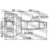 Шарнир приводного вала FEBEST 0510-018