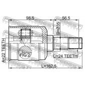 Шарнир приводного вала FEBEST 0511-323FLH