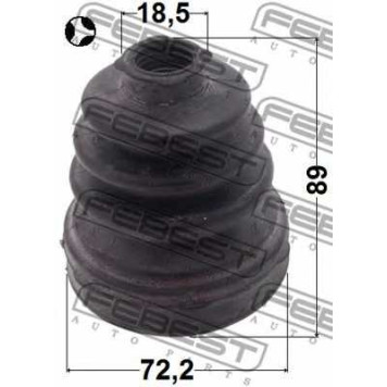 Пыльник приводного вала FEBEST 0515-BKT