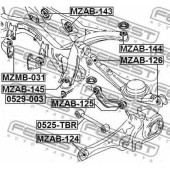 Болт регулировки развала колёс FEBEST 0529-003