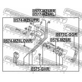 Тормозной суппорт FEBEST 0577-MZ6RL