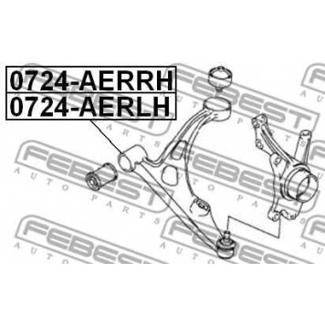 Рычаг независимой подвески колеса FEBEST 0724-AERRH-1