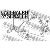 Рычаг независимой подвески колеса FEBEST 0724-BALRH