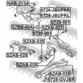 Рычаг независимой подвески колеса FEBEST 0725-GVJBR