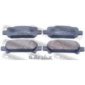 Колодки тормозные дисковые задний для SUBARU FORESTER(SF, SG), IMPREZA(GC, GD, GF, GFC, GG), LEGACY(B13#, BD, BE, BG, BH, BL, BP) <b>FEBEST 0801-G10R</b>