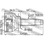Шарнир приводного вала FEBEST 0810-B13