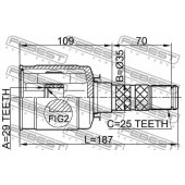 Шарнир приводного вала FEBEST 0811-B9